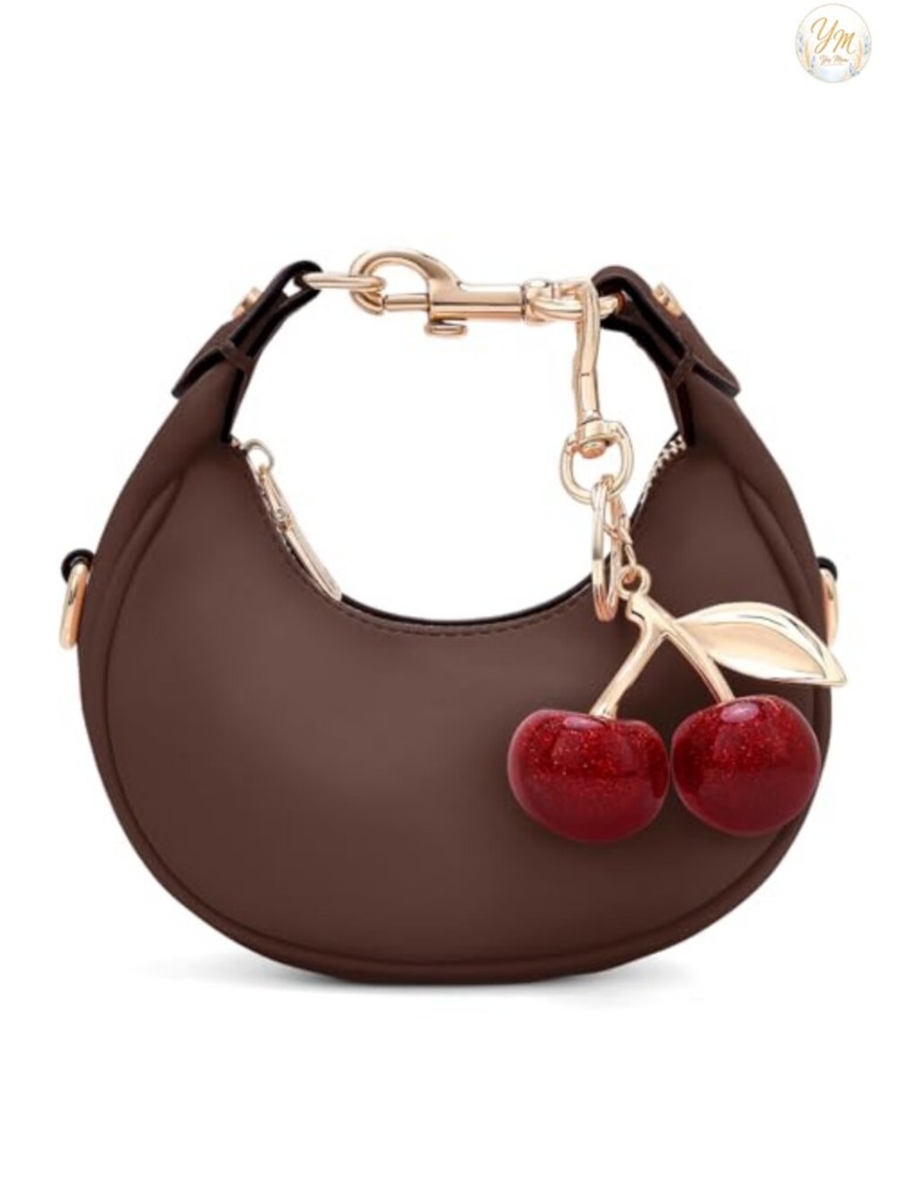 Mini Top Handle Bag PU Leather Crossbody Purse Adjustable Strap